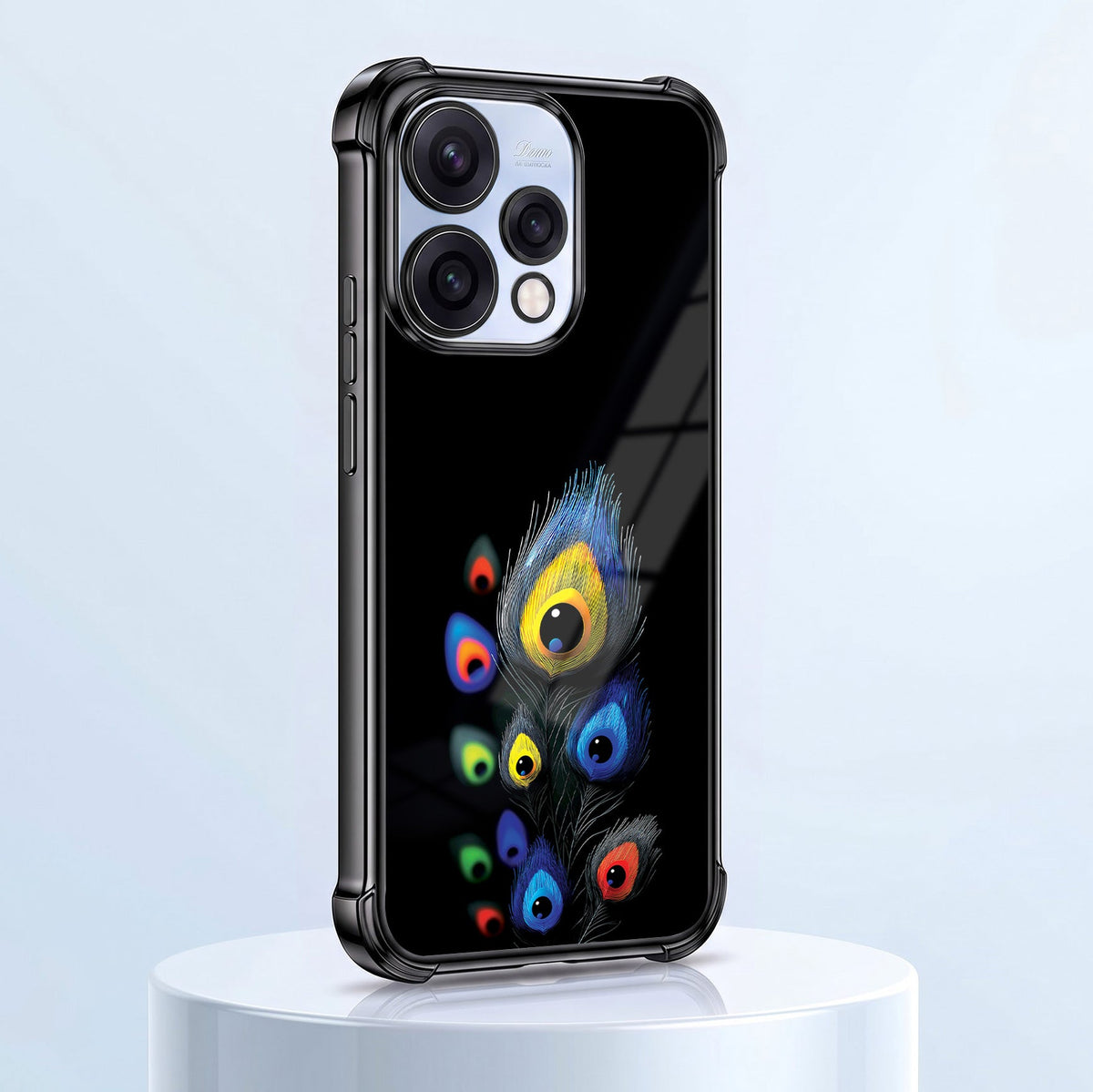 Oppo Reno 15 5G Multi-Feather Peacock Airbags Printed Back Case