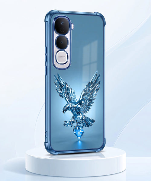Vivo Y400 Pro 5G Blue Eagle Airbags Printed Back Case
