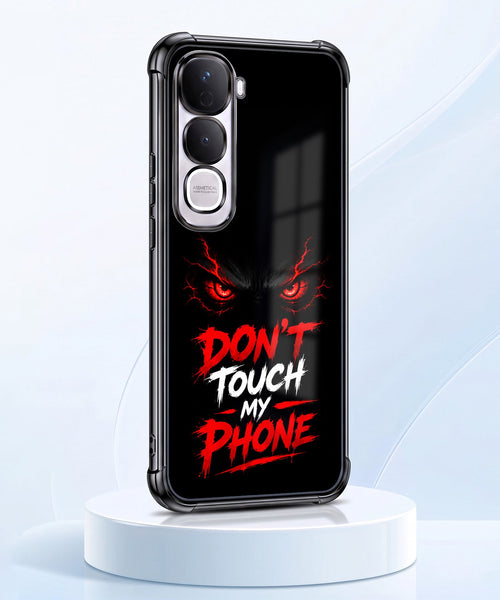 Vivo Y400 Pro 5G Don't Touch My Phone Airbags Printed Back Case