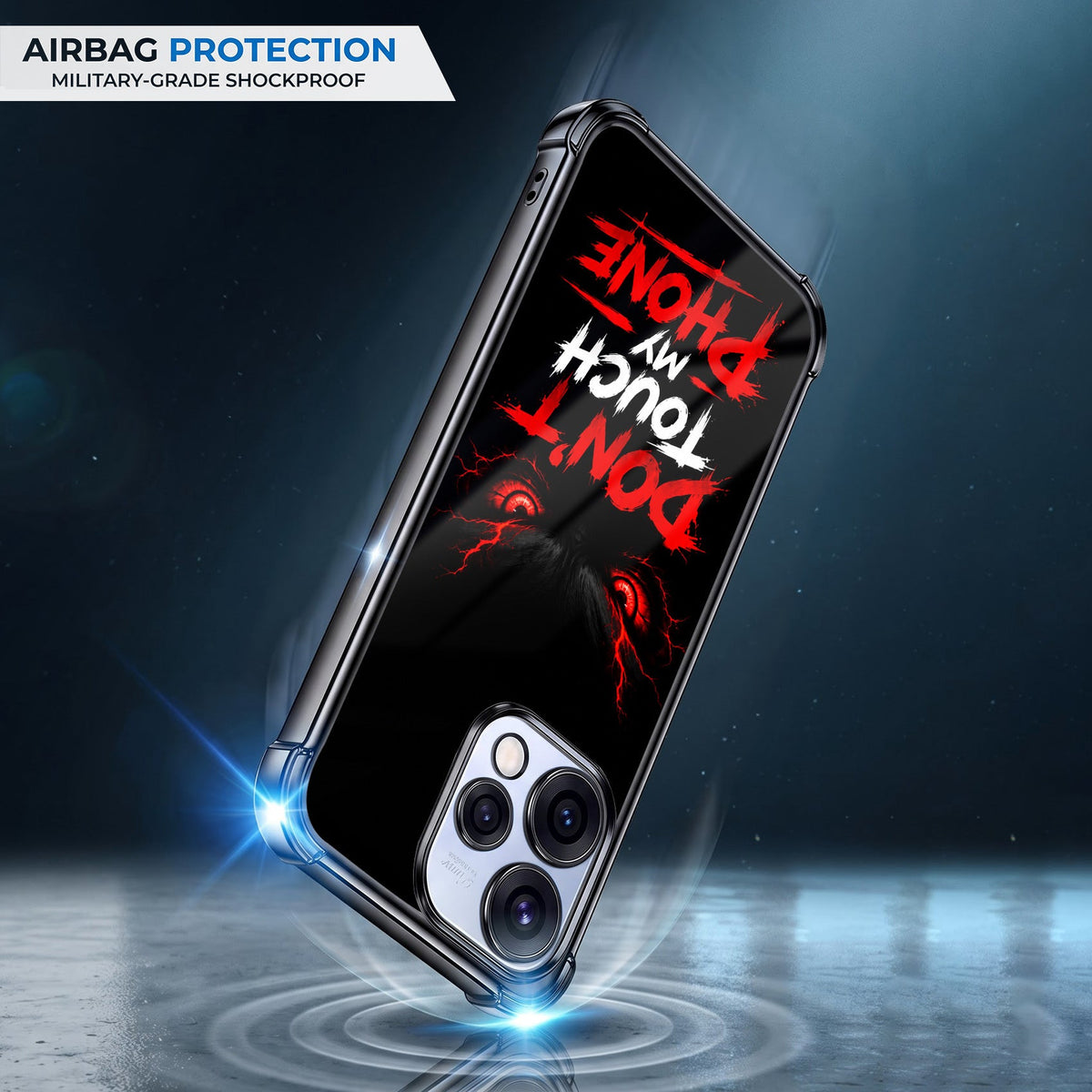 Oppo Reno 15 5G Don't Touch My Phone Airbags Printed Back Case