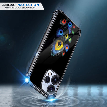 Oppo Reno 15 5G Multi-Feather Peacock Airbags Printed Back Case