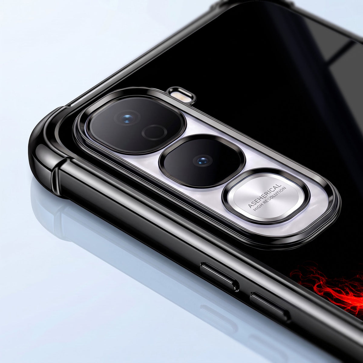 Vivo Y400 Pro 5G Hooded Shadow Demon Airbags Printed Back Case