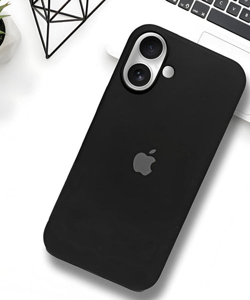 iPhone 16/16 Plus Silicone Logo iPhone Case