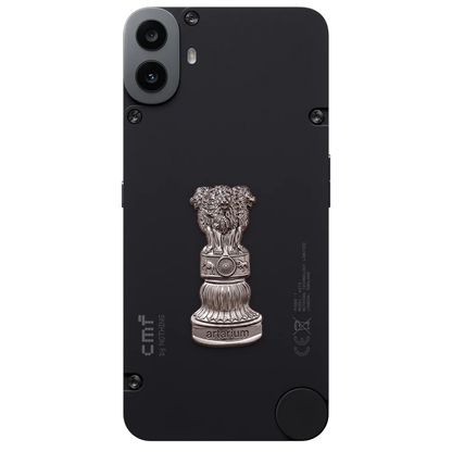 CMF Phone 1 5G Compatible Satyamev Jayate 3D Metal Emblem Sticker