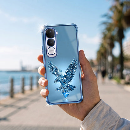 Vivo Y400 Pro 5G Blue Eagle Airbags Printed Back Case