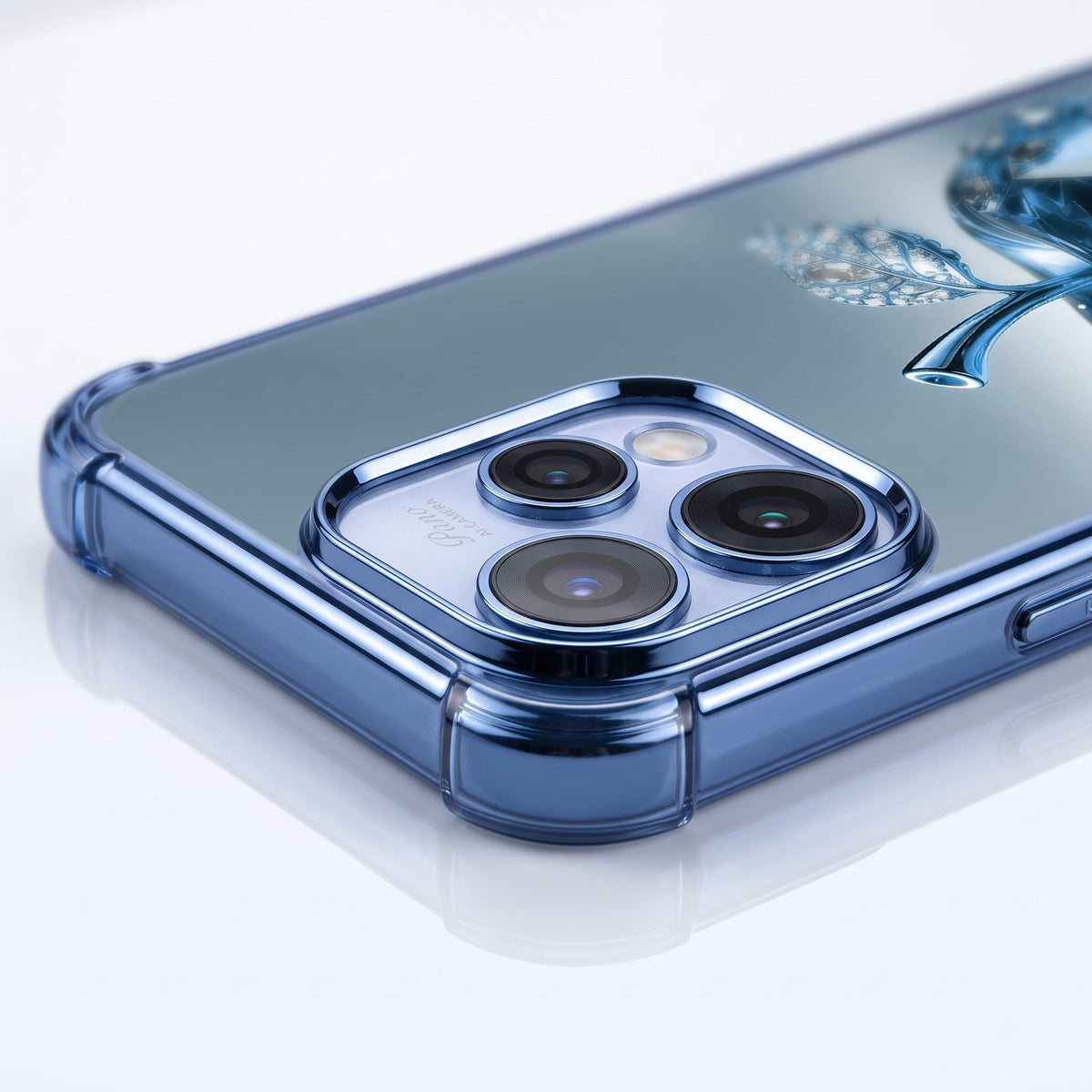 Oppo Reno 15 5G Blue Apple Airbags Printed Back Case