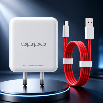 Oppo 65W Fast Charging Adapter with USB to Type-C Cable