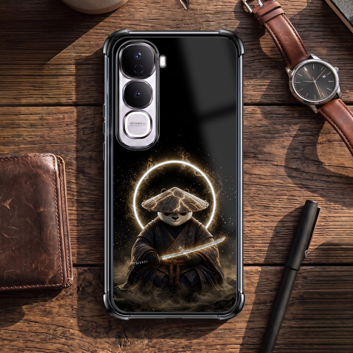 Oppo Reno 15 5G Warrior Panda Airbags Printed Back Case