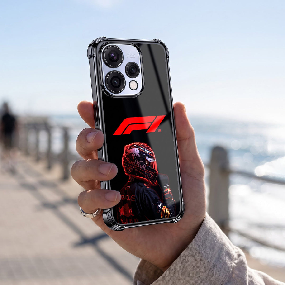 Oppo Reno 15 5G F1 Rider Airbags Printed Back Case