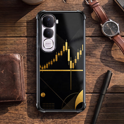 Vivo Y400 Pro 5G Trading Candles Airbags Printed Back Case