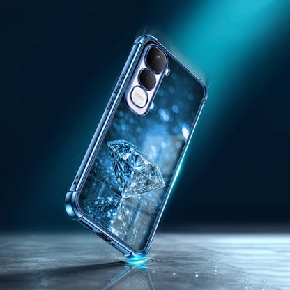 Vivo Y400 Pro 5G Blue Diamond Airbags Printed Back Case