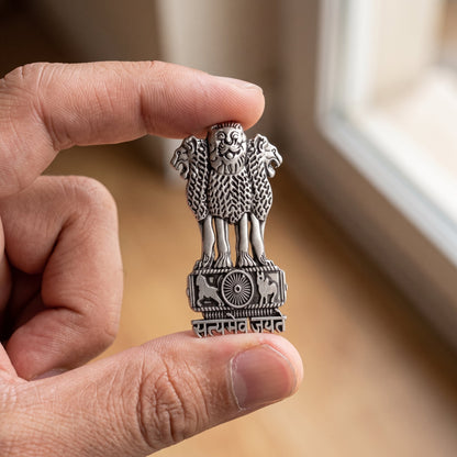 Tecno Pova Curve 2 5G Compatible Satyamev Jayate 3D Metal Emblem Sticker