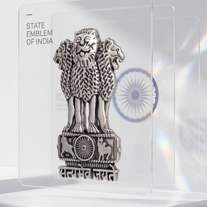Tecno Pova Curve 2 5G Compatible Satyamev Jayate 3D Metal Emblem Sticker
