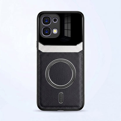 Oppo F31 5G Premium Magsafe Magnetic Leather Lens Protective Case