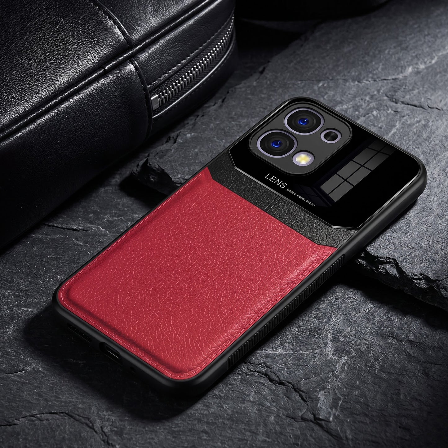 Oppo F31 5G Premium Leather Lens Protective Case