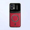 Oppo F31 5G Premium Magsafe Magnetic Leather Lens Protective Case