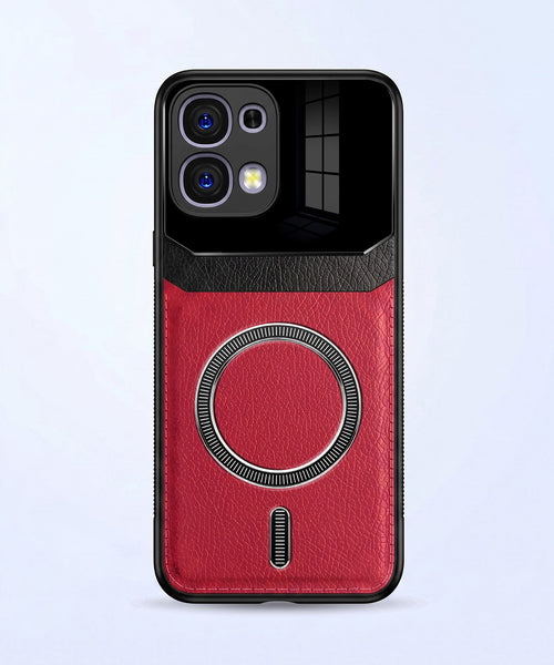 Oppo F31 5G Premium Magsafe Magnetic Leather Lens Protective Case