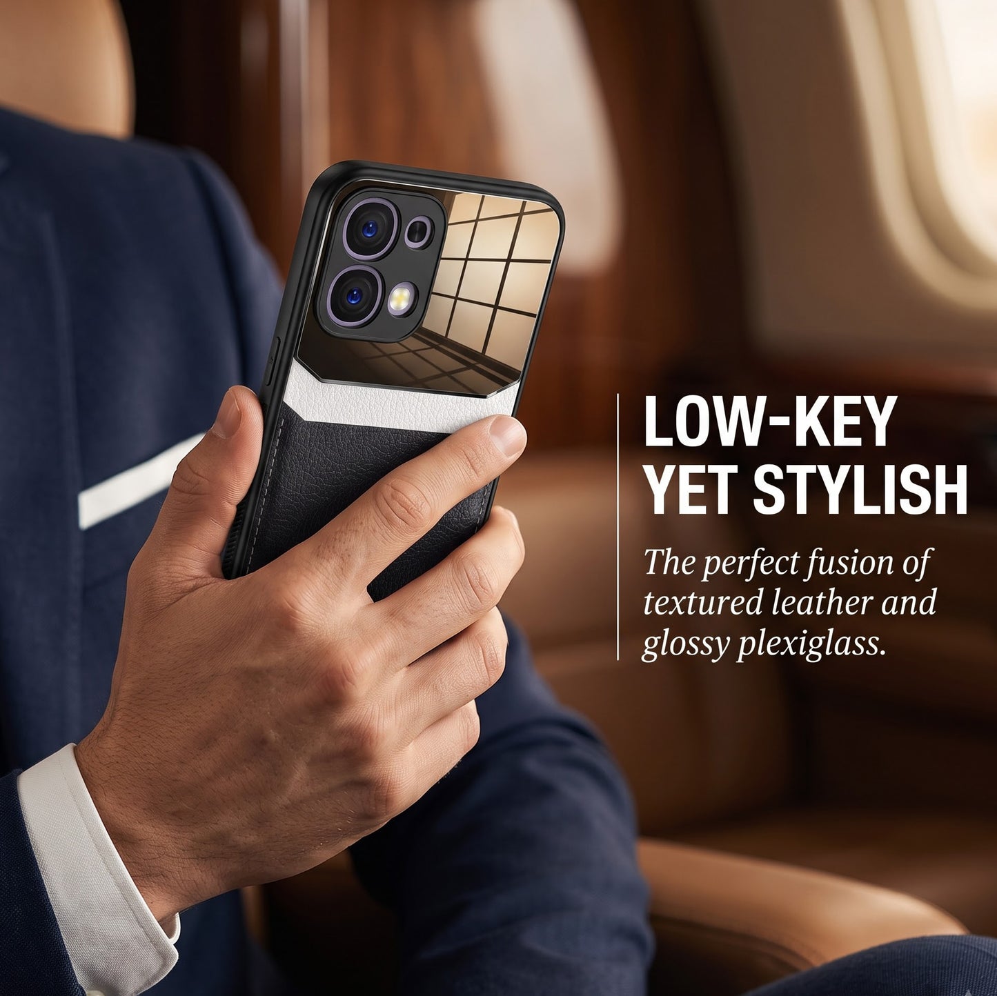 Oppo F31 5G Premium Leather Lens Protective Case