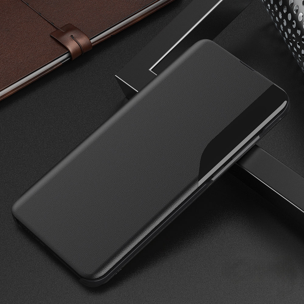 Redmi Note 14 Pro 5G Luxury Half Window Leather Flip Case