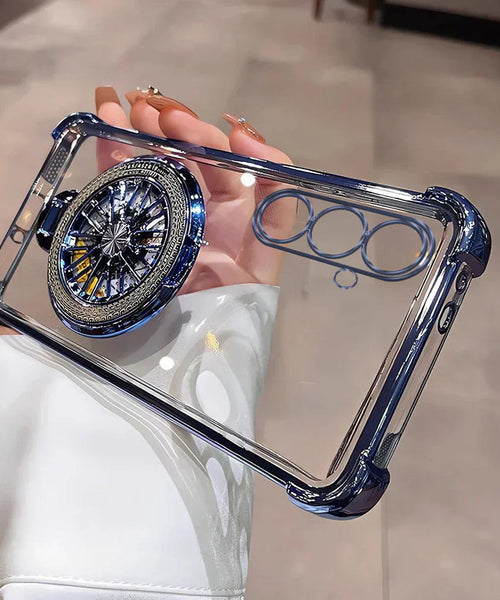 Samsung Galaxy A14 5G Premium Stress Buster Wheel Rotating Shockproof Airbags Case