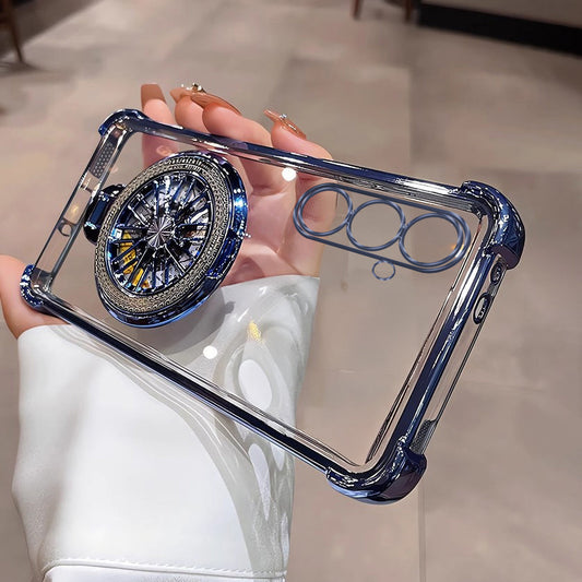 Samsung Galaxy A15 5G Premium Stress Buster Wheel Rotating Shockproof Airbags Case