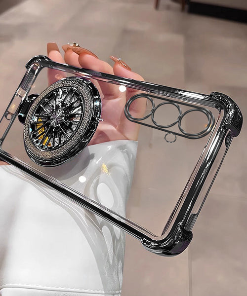 Samsung Galaxy A56 5G Premium Stress Buster Wheel Rotating Shockproof Airbags Case