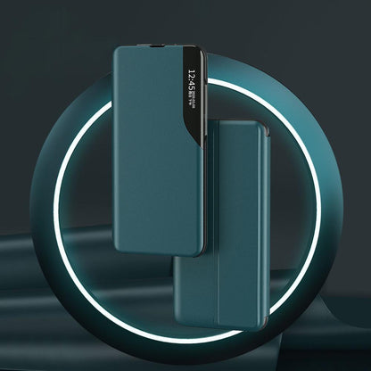 Mi A1 5G Flip Leather Case with Free Tempered Glass
