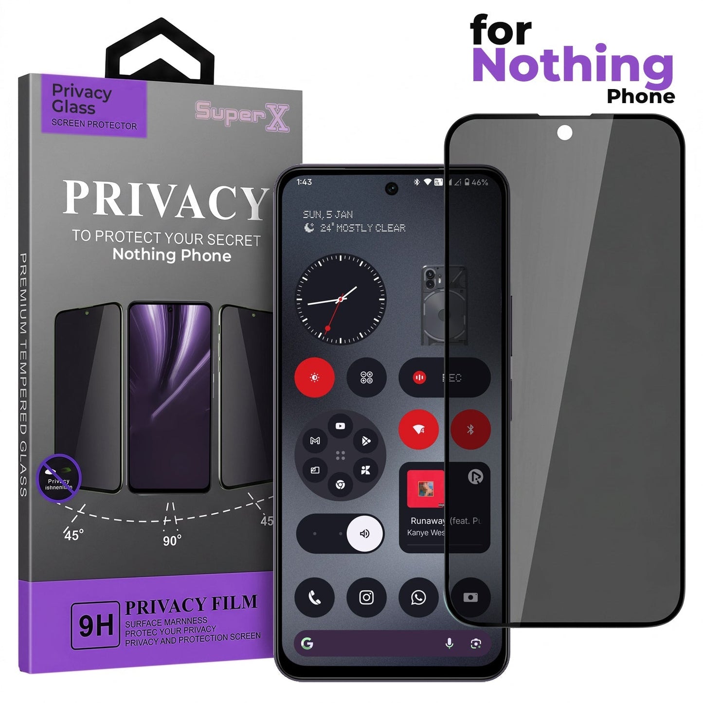Nothing Phone 2 Pro 5G Four Corner Airbags 100% Original Astro Money Magnet Rotating Dollar Case