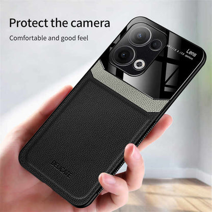 Oppo Reno13 5G Premium Leather Lens Protective Case