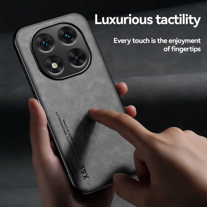 Redmi Note 14 Pro 5G Comfortable Touch Sheepskin Leather Case