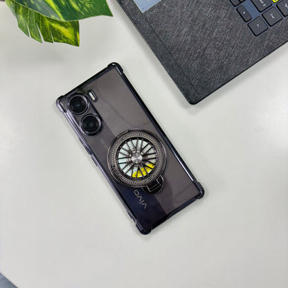 Vivo V29e 5G Premium Stress Buster Wheel Rotating Shockproof Airbags Case