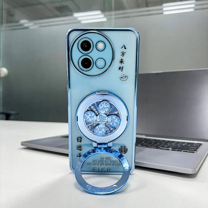 Vivo Y58 5G Rich Manifestation Reflective Fidget Rotating Back Case