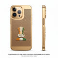iPhone 14 Pro Max 5G Tri-Color Satyamev Jayate Mesh Electroplated Heat Dissipation Case