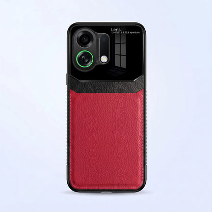 Oppo k13 Turbo 5G Premium Leather Lens Protective Case