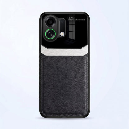 Oppo k13 Turbo 5G Premium Leather Lens Protective Case