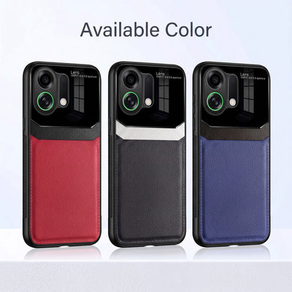Oppo k13 Turbo 5G Premium Leather Lens Protective Case