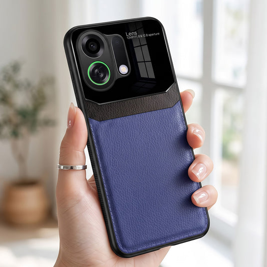 Oppo k13 Turbo 5G Premium Leather Lens Protective Case