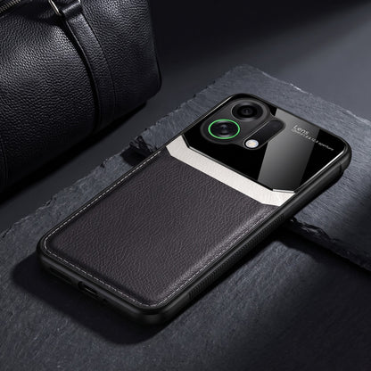 Oppo k13 Turbo 5G Premium Leather Lens Protective Case