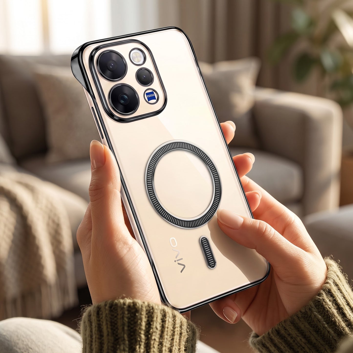 Vivo V70 5G Frameless MagSafe Shockproof Case