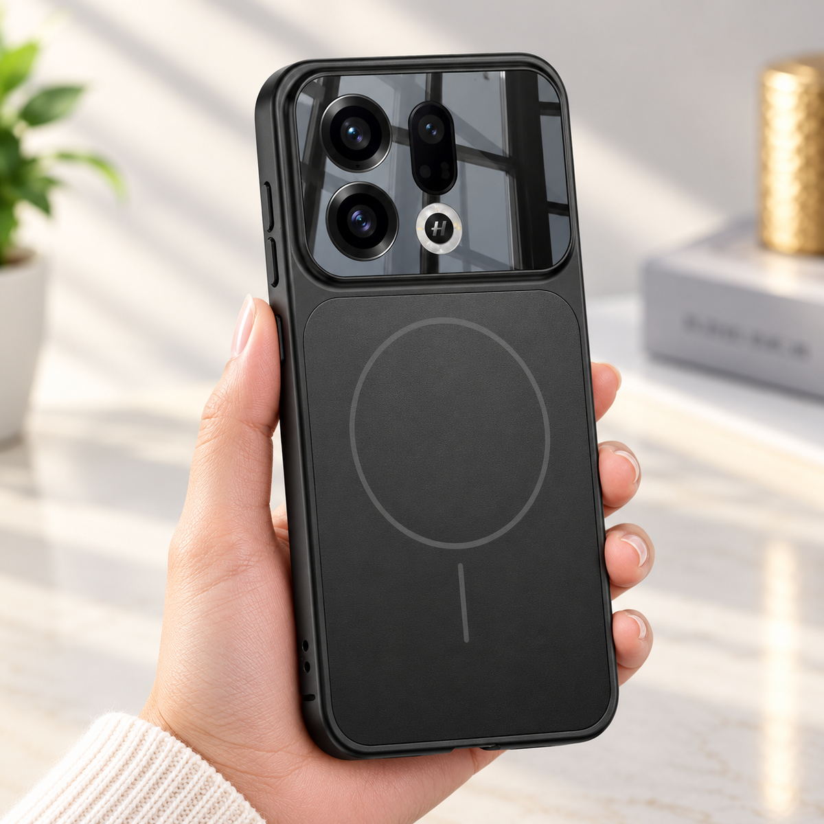 Oppo Find X9 5G Premium Camera Lens Magnetic Matte Finish Shockproof Case