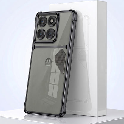 Motorola Edge 60 Pro 5G Dual-Tone Transparent Shockproof Heat Dissipation Case