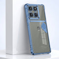 Motorola Edge 60 Pro 5G Dual-Tone Transparent Shockproof Heat Dissipation Case