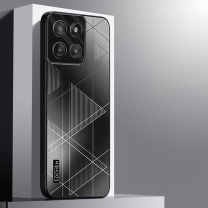 Motorola Edge 60 5G Fusion Triangle Pattern Matte Back Shockproof Case