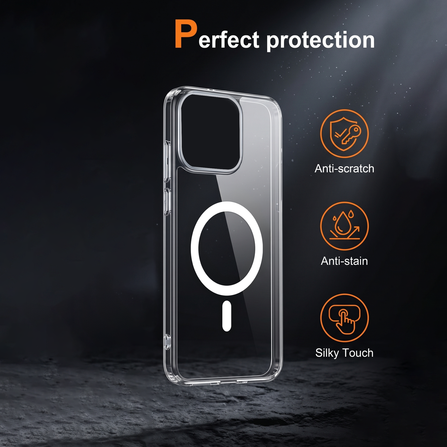 Motorola Edge 70 Fusion 5G Clear Anti-Yellow MagSafe Protective Case
