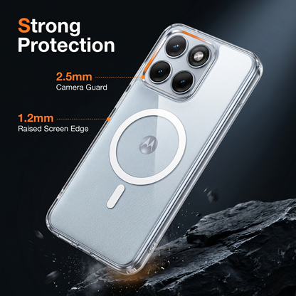 Motorola Edge 70 Fusion 5G Clear Anti-Yellow MagSafe Protective Case