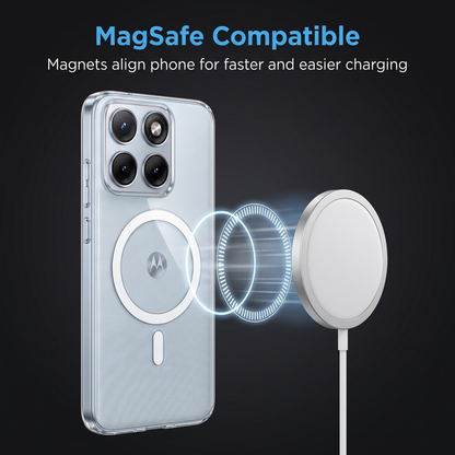 Motorola Edge 70 Fusion 5G Clear Anti-Yellow MagSafe Protective Case