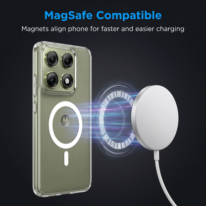 Motorola Edge 70 Pro 5G Clear Anti-Yellow MagSafe Protective Case