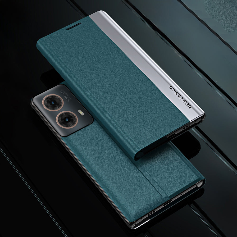 Motorola Moto G85 5G Flip Leather Case