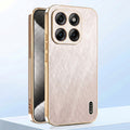 Motorola Edge 70 Fusion 5G Premium Electroplated Frame Gold Thread Pattern Soft Case