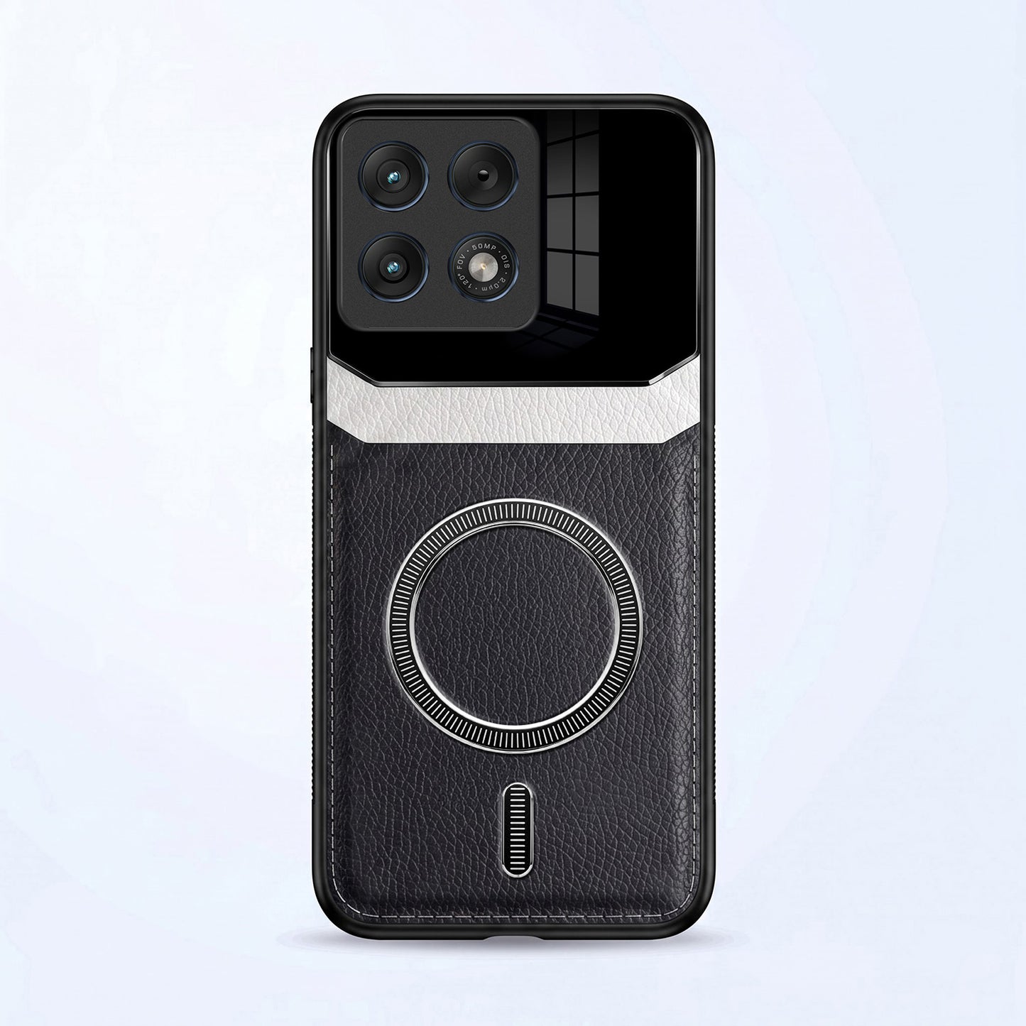 Motorola Edge 70 Pro 5G Premium Magsafe Magnetic Leather Lens Protective Case